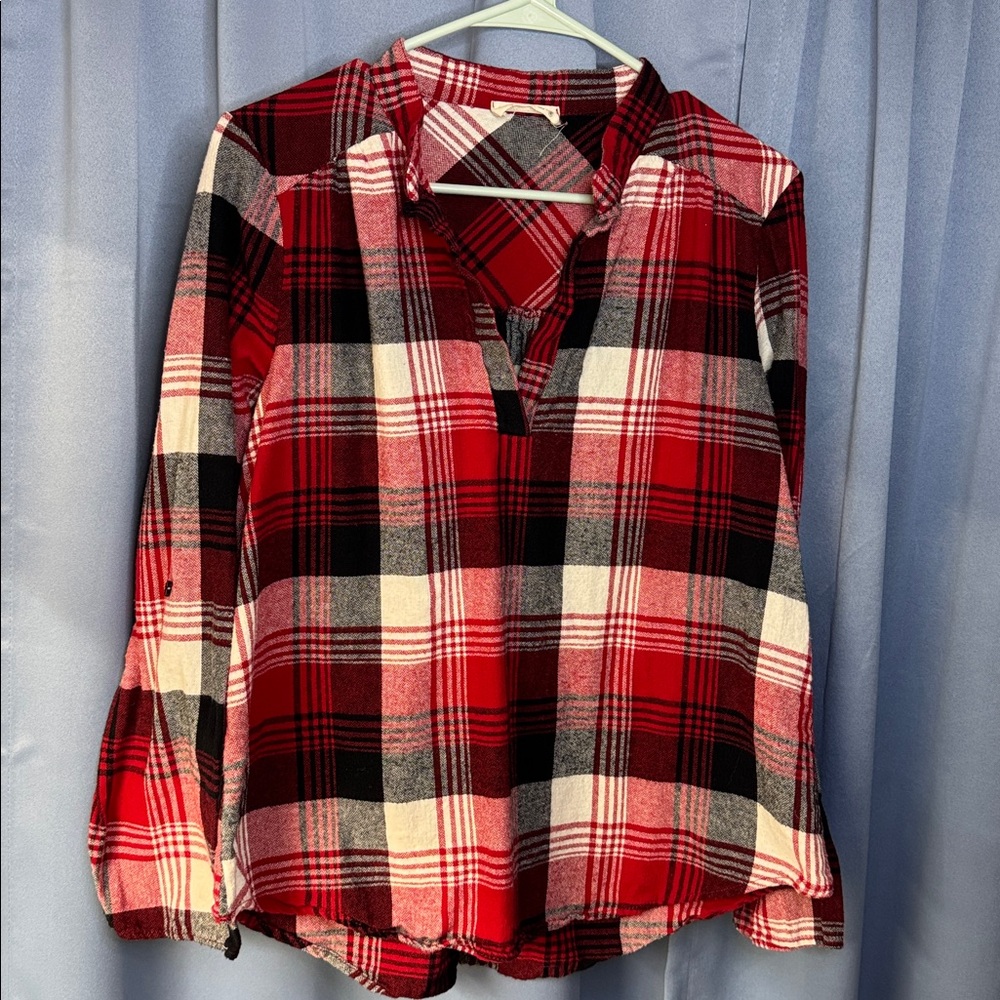 Twenty Second Red and Black Plaid Shirt